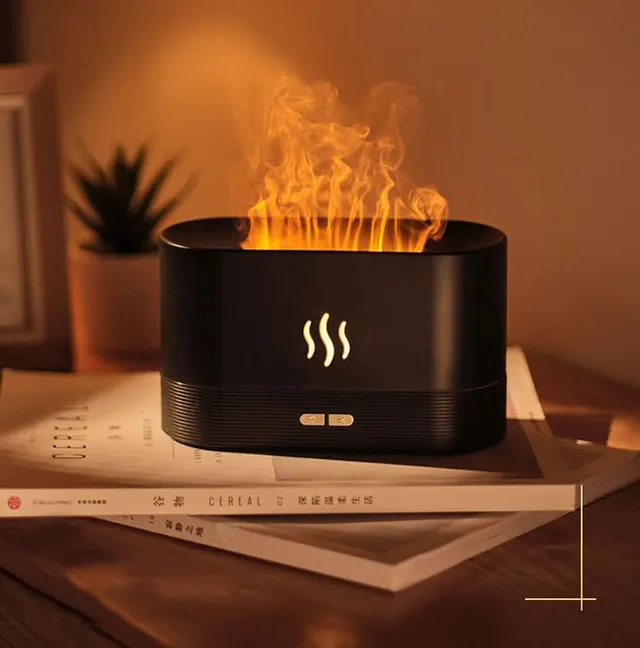 Flame Oil Diffuser | Night Light | Aromatherapy