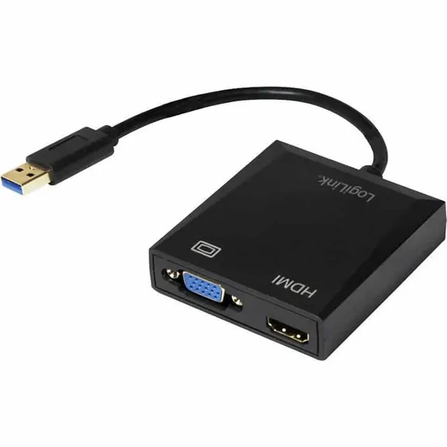 USB3.0 To VGA/HDMI | UA0234 | Logilink