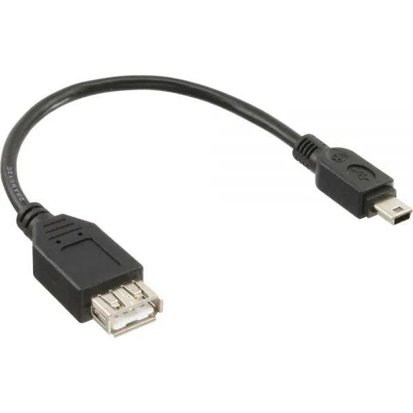 USB2.0-MINI TO USB FEMALE 0.2m INLINE 33500C