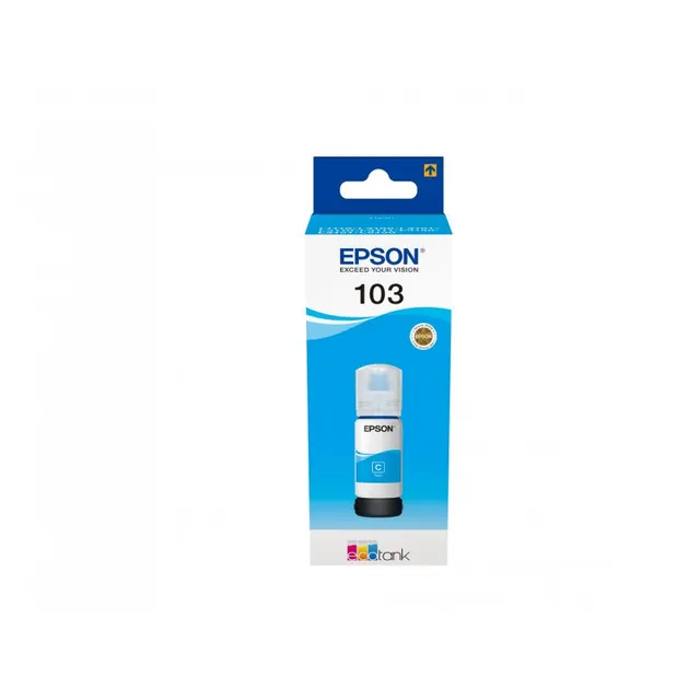 Epson Ink Bottle Cyan 103 Original Blue