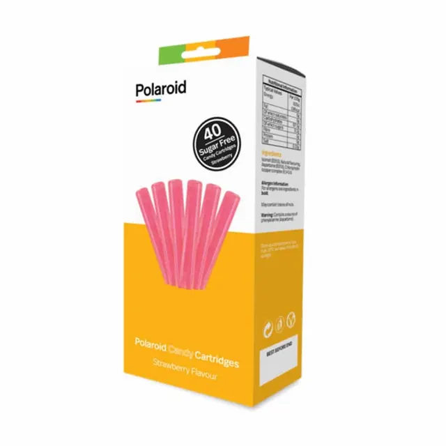 40 x Strawberry flavour Candy Cartridges (Pink)