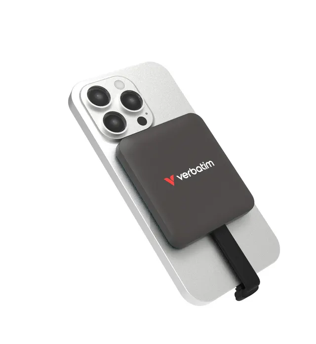 Verbatim SSD SnapBack 1TB MagSafe 4K Apple ProRes Mocha Metallic