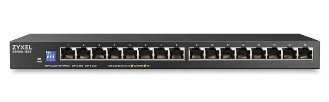 Zyxel Switch Gigabit Ethernet 16-Port UK Plug GS1100-16ES