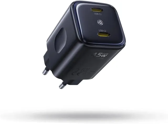Baseus Charger Wall 45W 2x TYPE C PicoGo AN13 EU Cosmic Black