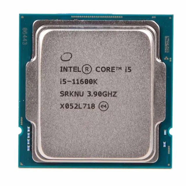i5 11600K TRAY INTEL LGA1200, 3.9GHz, 6 CORES, 12 THREADS CPU (11TH GEN)
