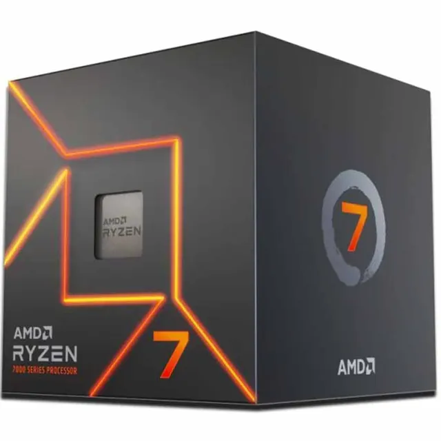 RYZEN 7 7700 BOX 3.8GHz 8 CORE MAX BOOST 5.3GHz AM5 40MB 65W RGB WRAITH PRISM COOLER CPU AMD