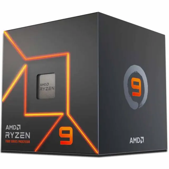 RYZEN 9 7900 BOX 4.0GHz 12 CORE MAX BOOST 5.4GHz AM5 76MB 65W RGB WRAITH PRISM COOLER CPU AMD
