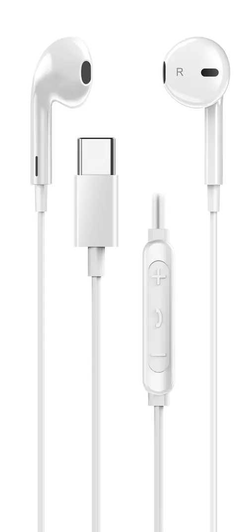 Genius Mobile Headset In-Ear USB-C Inline Control HS-M365 White