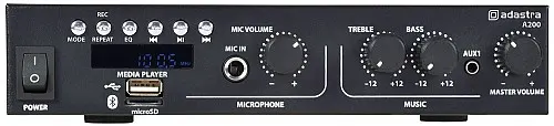 Adastra A200 Stereo Amplifier BT/USB/FM 2x35W@8ohm 953.425UK