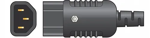 Mercury Heavy Duty In-line IEC Socket Connector C14 776.250UK