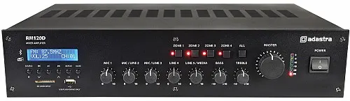 Adastra RM360D 100V 360W FM/DAB/USB/BT/4Z 953.226UK