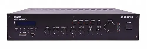 Adastra RM360S 100V 4Z 360W Amp FM/USB/BT 953.216