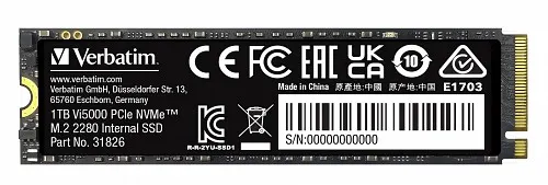 Verbatim SSD NVME M2 Gen4 1TB VI5000