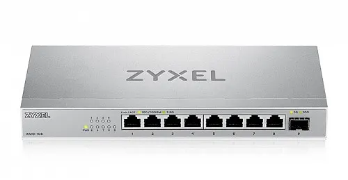 Zyxel 8-Port 2.5G Multi-Gigabit Switch with 10G SFP+ XMG-108