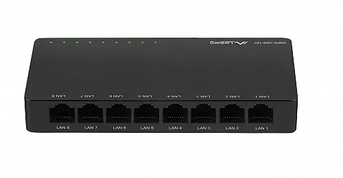 Lanberg DSP2-1008 Ethernt Switch 8port Gigabit 12V