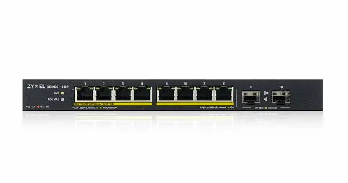 Zyxel SP 10-Port Gigabit PoE Switch, 8 x PoE 130W GS1100-10HP