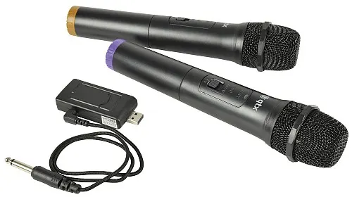 QTX U-MIC Dual Handheld UHF Mic System 171.800UK