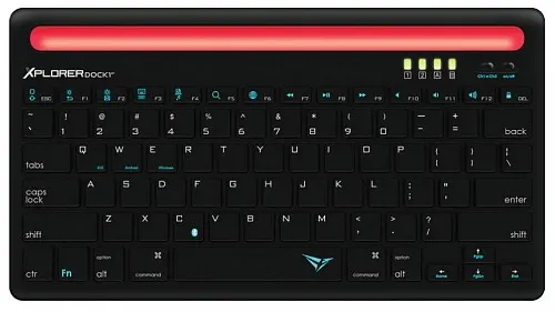 Alcatroz XPLORER DOCK1BT BT Keyboard Dock Black-Red
