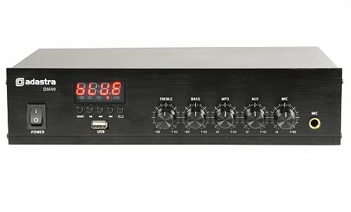 Adastra DM40 Mixer-Amp 40W USB/FM/BT 953.109UK