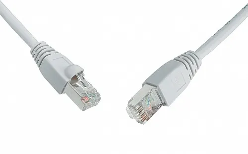 Solarix Ethernet Patch Cord CAT6a SFTP CU 0.5m Grey