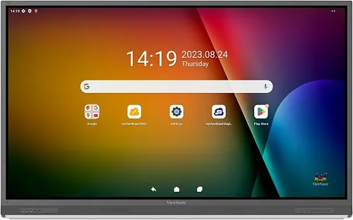 Viewsonic Viewboard Interactive Display Touch 75" 4K Android 13 EDLA Google Workspace PlayStore IFP7552-2F