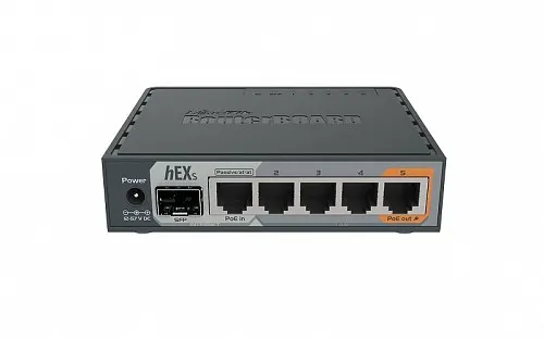 MikroTik RB hEX S 5-Port Gigabit Router with 1 x SFP RB760iGS