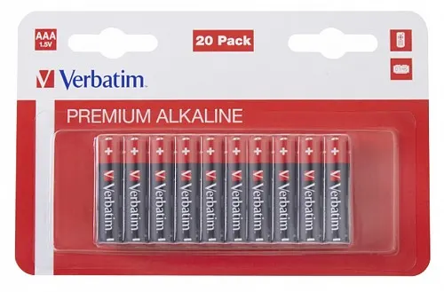 Verbatim Alkaline AAA 20pcs Batteries