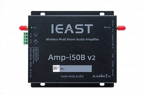 iEast i50Bv2 Wireless Multi-Room Stereo Amplifier USB/Bluetooth 80W