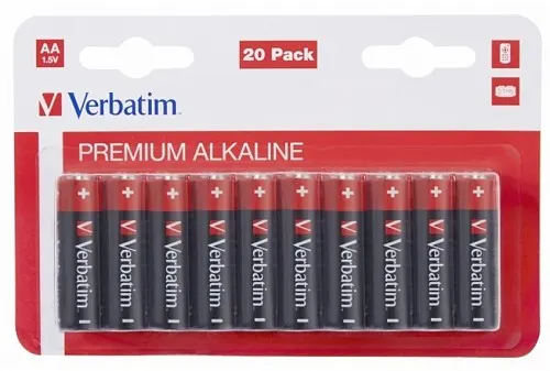 Verbatim Alkaline AA 20pcs Batteries