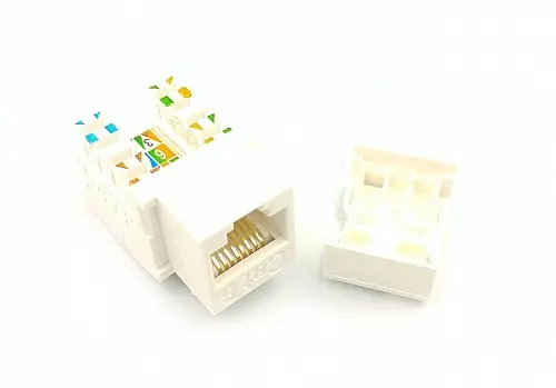 Kuwes UTP CAT6A Keystone Jack 90DEG