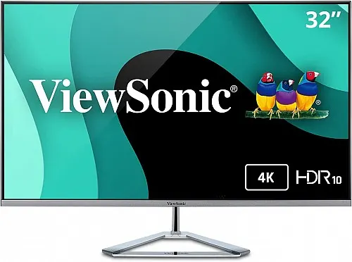 Viewsonic Monitor VX 32'' 4K IPS Frameless Silver VX3276-4K-mhd