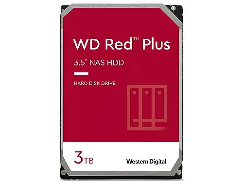 Western Digital RED PLUS NAS HDD 3TB 128MB WD30EFZX