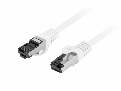 Lanberg Patch Cable CAT8.1 S/FTP CU LSZH 0.5m White
