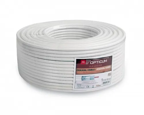 Opticum AX-2S48 Coaxial Cable RG6 Box 50m