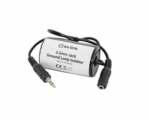 AV:Link Ground Loop Isolator 3.5mm Jack-Socket 201.087UK