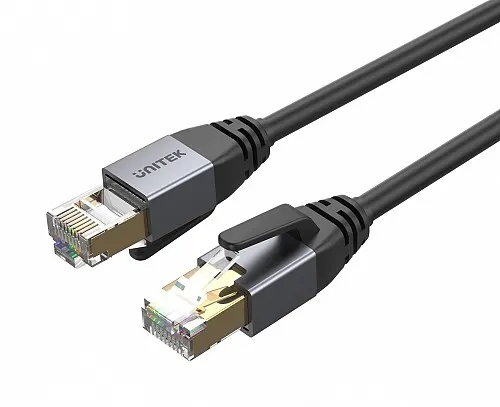 Unitek Network Patch Cable CAT8 Black 8.0m C18149A-8M