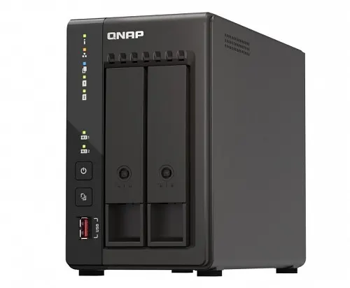 QNAP TS-253E 2Bay NAS Intel Quad Core 8GB PCIe 2.5GbE HDMI