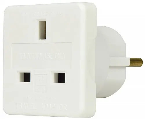 Mercury UK to Schuko Travel Adaptor 429.905UK