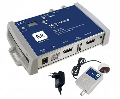 EK HD Easy RC DVB-T Full HD Modulator IR and Loop Out (Set)