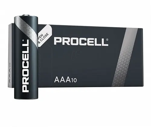 Duracell Procell Industrial AAA Batteries Box of 10pcs