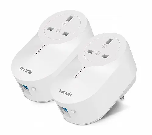 Tenda PH6 AV1000 Passthrough Gigabit Powerline Kit UK
