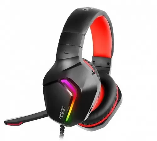 Alcatroz NEOX HP500 2.1 RGB Gaming Headset Black Red