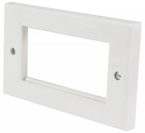 AV:Link Wall Plate Frame Double 4 Modules 122.505UK