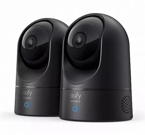Anker Eufy Indoor Cam 2K Pan & Tilt 2 Pack Black