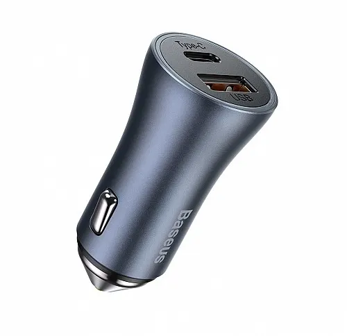 Baseus CCJD-0G Golden Contactor Pro USBA +USBC 40W Car Charger