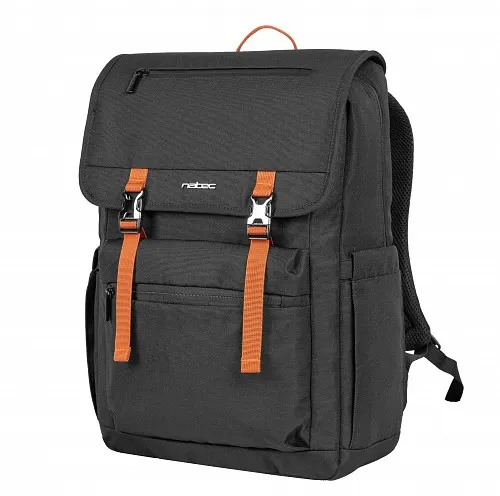 Natec Laptop Backpack 15.6'' 18L Black Orange NIALA