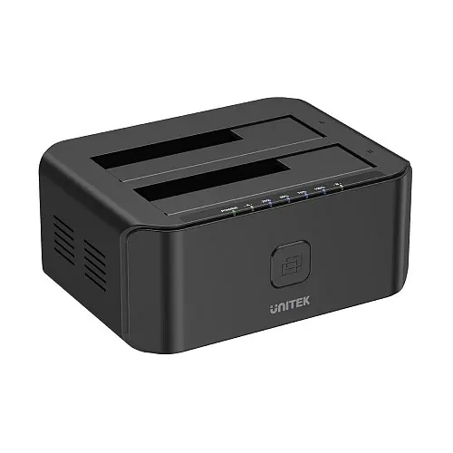 Unitek HDK SATA6G Dual Bay HDD Docking Station Y-3032 Black
