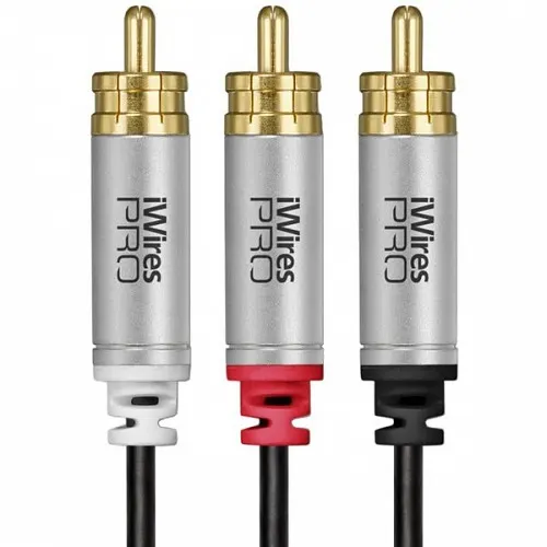 Techlink iWiresPro Subwoofer RCA to 2 RCA 3.0m 711043