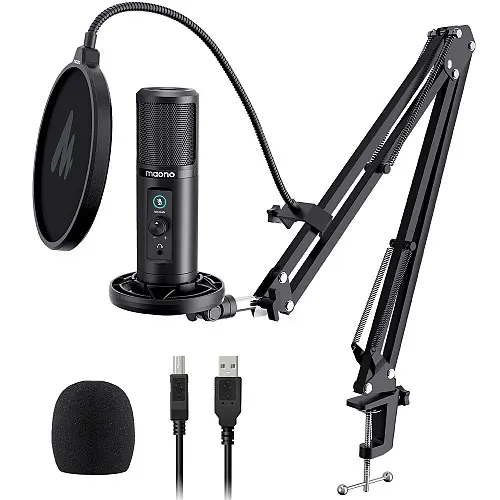 Maono Microphone Boom Arm Condenser USB Professional AU-PM422