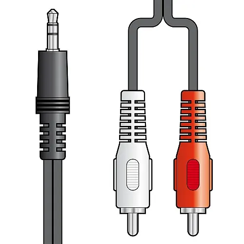 AV:link 3.5mm to 2RCA 1.2m 112.064UK